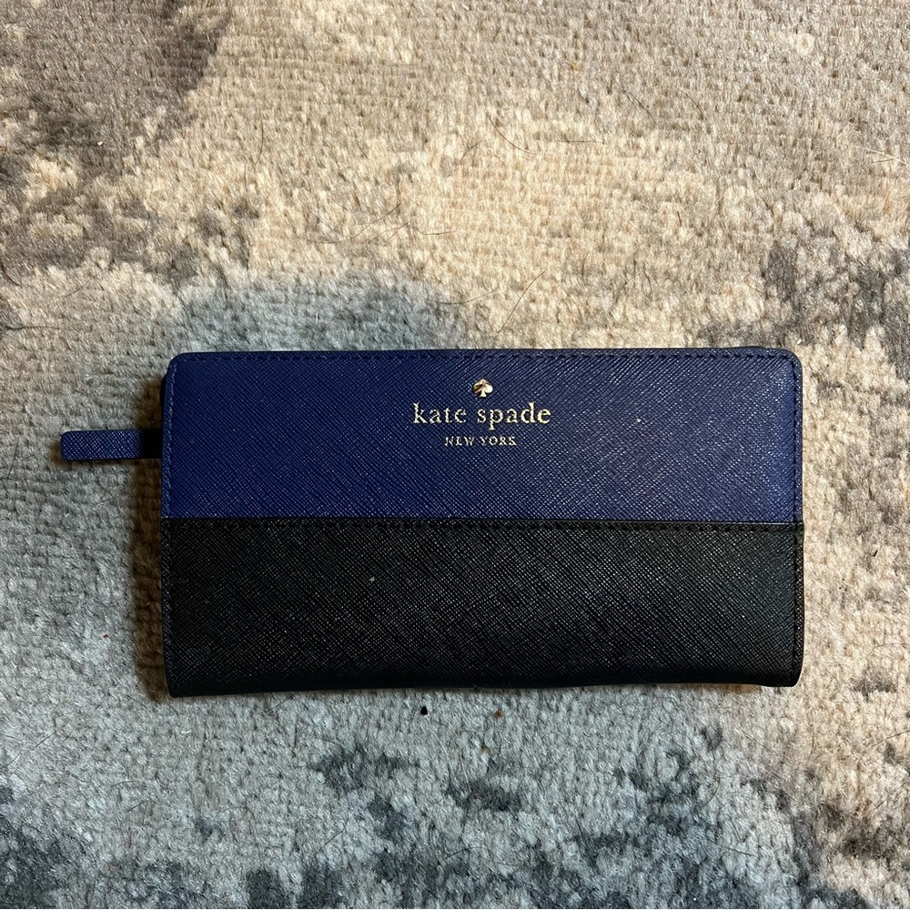 Kate Spade Colorblocked Slim Bifold Wallet